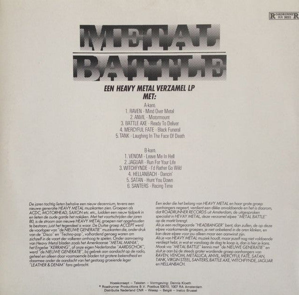 Various : Metal Battle (LP, Comp, Gat)