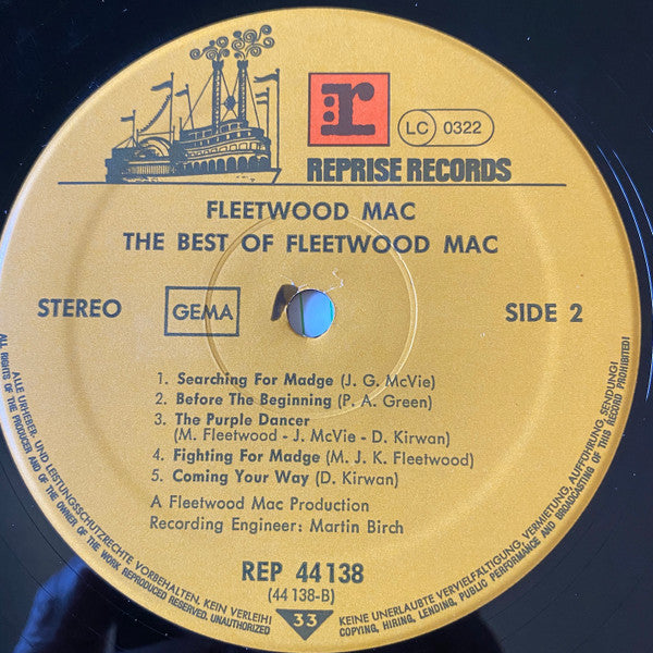Fleetwood Mac : The Best Of Fleetwood Mac (LP, Comp)
