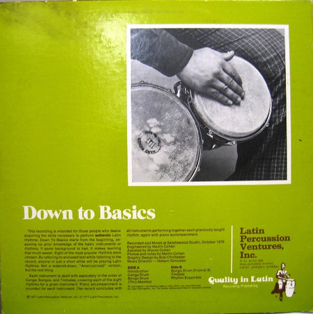 Various : Understanding Latin Rhythms Vol. II / Down To Basics (LP, Album)