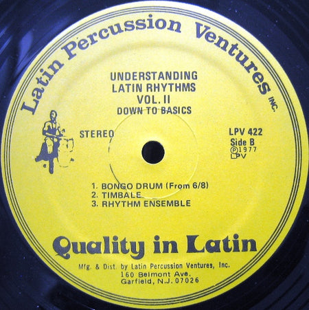 Various : Understanding Latin Rhythms Vol. II / Down To Basics (LP, Album)
