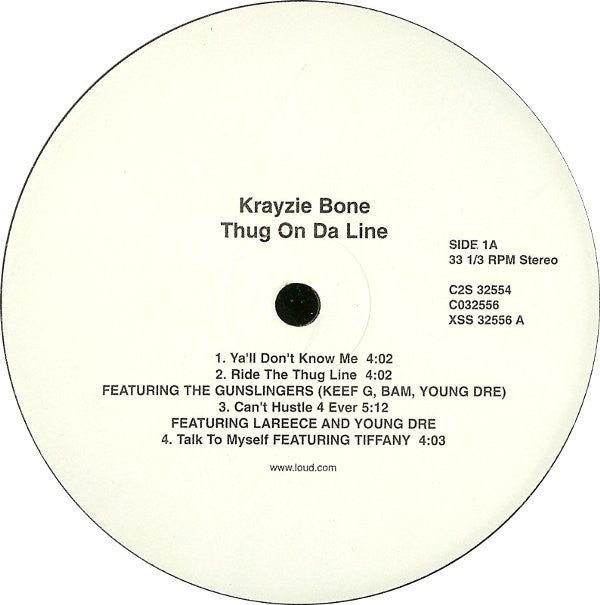 Krayzie Bone : Thug On Da Line (2xLP, Album)