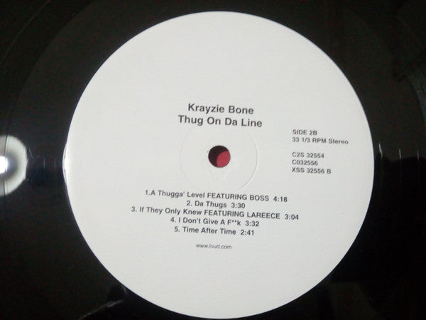 Krayzie Bone : Thug On Da Line (2xLP, Album)