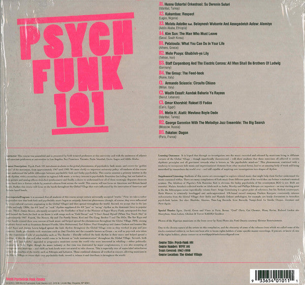 Various : Psych Funk 101 (2xLP, Comp, RM, Unofficial)
