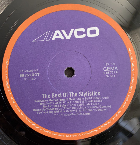 The Stylistics : The Best Of The Stylistics (LP, Comp)