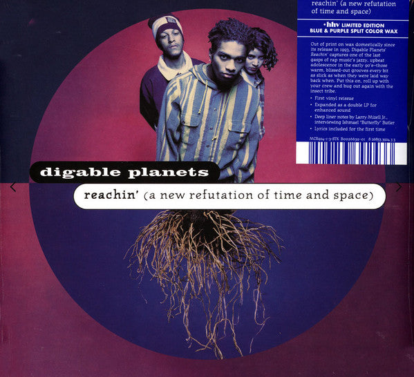 Digable Planets : Reachin' (A New Refutation Of Time And Space) (2xLP, Album, Ltd, RE, RP, Blu)