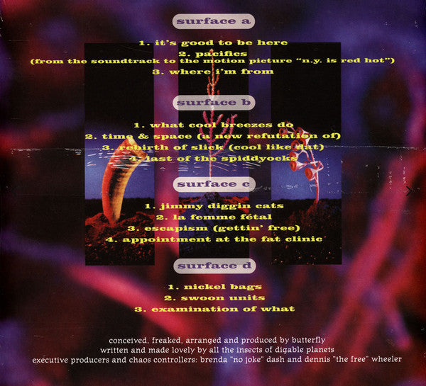 Digable Planets : Reachin' (A New Refutation Of Time And Space) (2xLP, Album, Ltd, RE, RP, Blu)