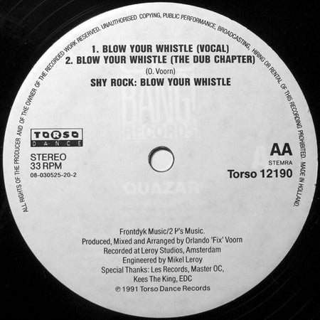 Shy Rock* : May The Funk Be With You (12")