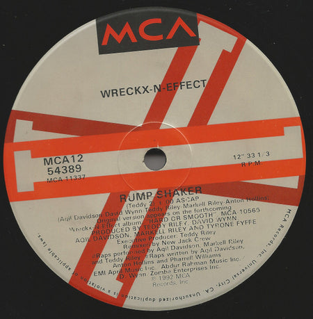 Wrecks-N-Effect : Rump Shaker (12")