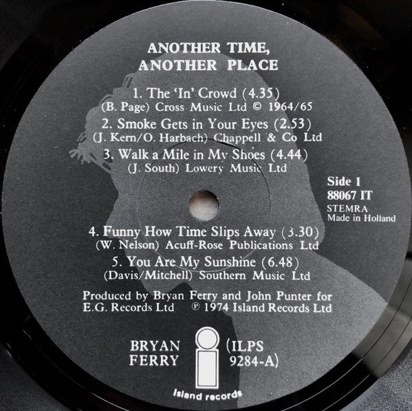 Bryan Ferry : Another Time, Another Place (LP, Album)