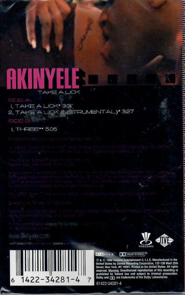 Akinyele : Take A Lick (Cass, Single)