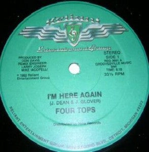 Four Tops : I'm Here Again (12")