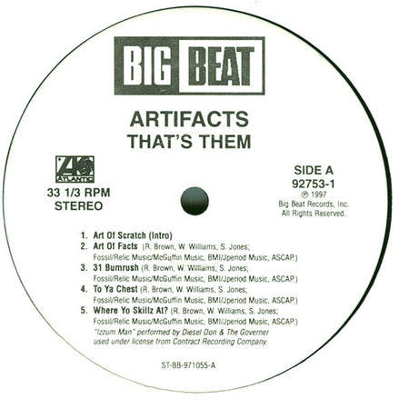 Artifacts : That's Them (2xLP, Album)