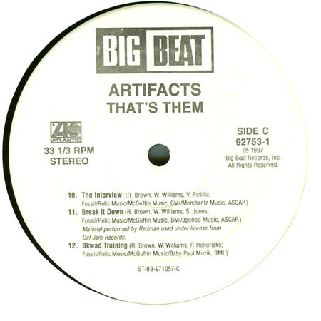 Artifacts : That's Them (2xLP, Album)