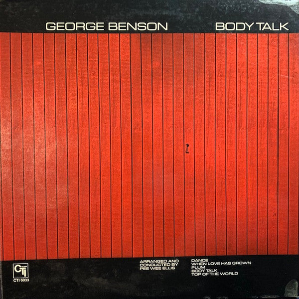 George Benson : Body Talk (LP, Album, Quad, Gat)