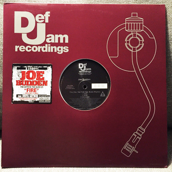 Joe Budden Feat. Busta Rhymes : Fire (Yes, Yes Y'all) (12", Single)