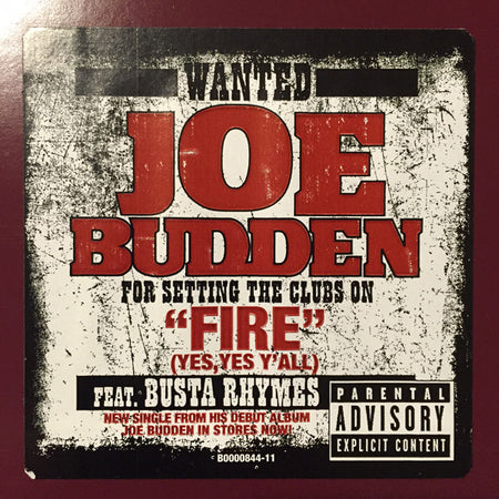 Joe Budden Feat. Busta Rhymes : Fire (Yes, Yes Y'all) (12", Single)