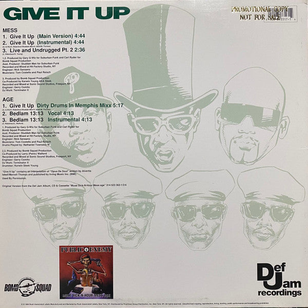 Public Enemy : Give It Up (12", Single)