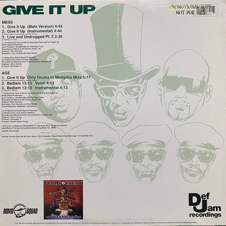 Public Enemy : Give It Up (12", Single)