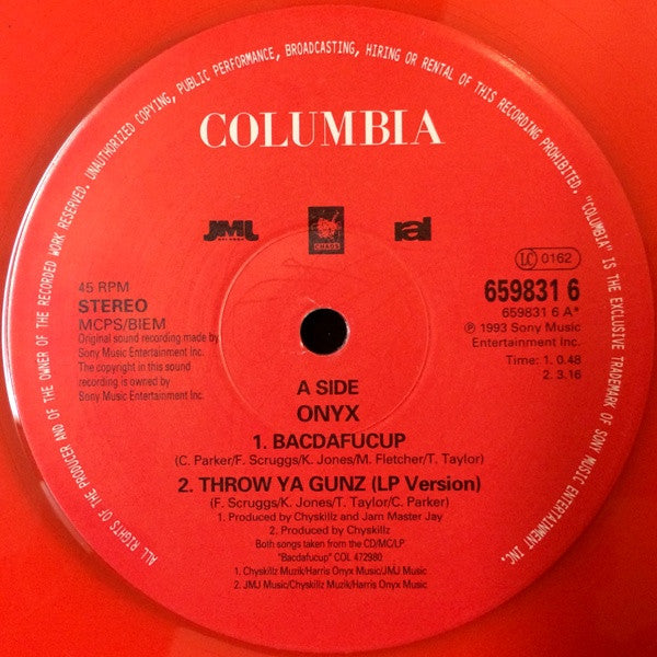 Onyx : Throw Ya Gunz (12", Red)