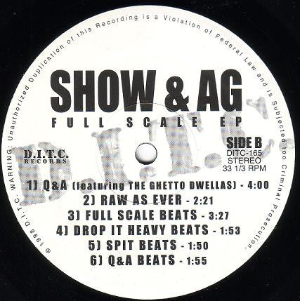 Show & AG* : Full Scale EP (12", EP)