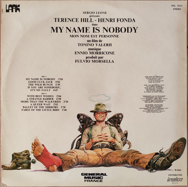 Ennio Morricone : Bande Originale Du Film "My Name Is Nobody" (Mon Nom Est Personne) (LP, Album)