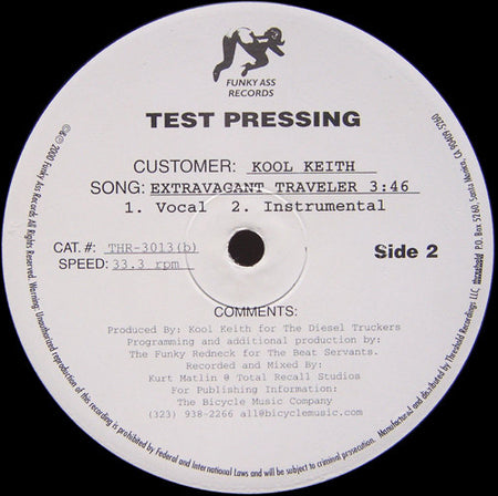 Kool Keith : Test Press (12")
