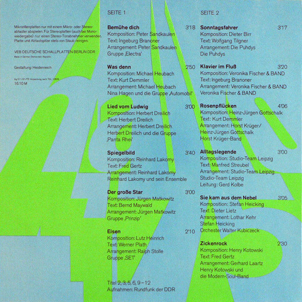 Various : Hallo 1/75 (LP, Comp)