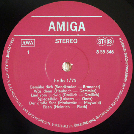 Various : Hallo 1/75 (LP, Comp)