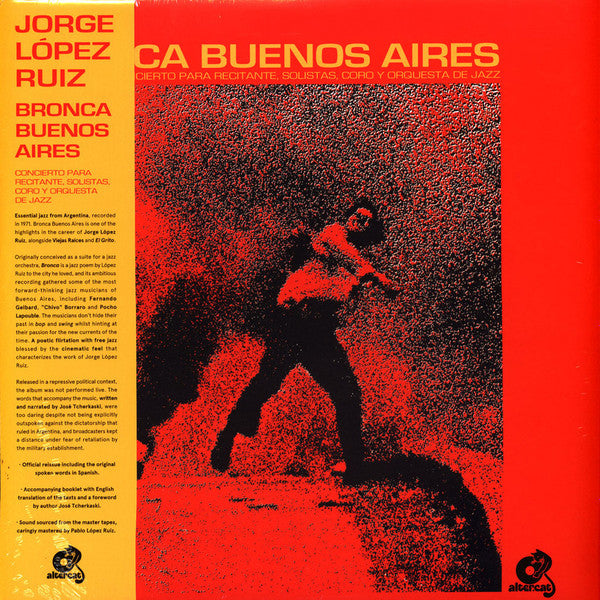Jorge López Ruiz : Bronca Buenos Aires (LP, Album, RE)
