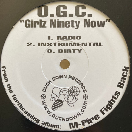 O.G.C. : Girlz Ninety Now (12")