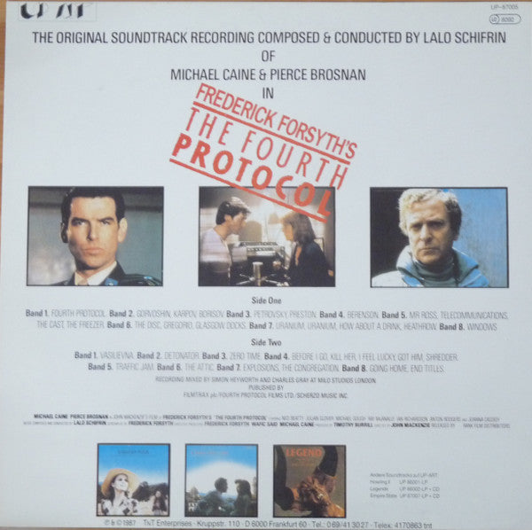 Lalo Schifrin : Frederick Forsyth's Das Vierte Protokoll (LP, Album)