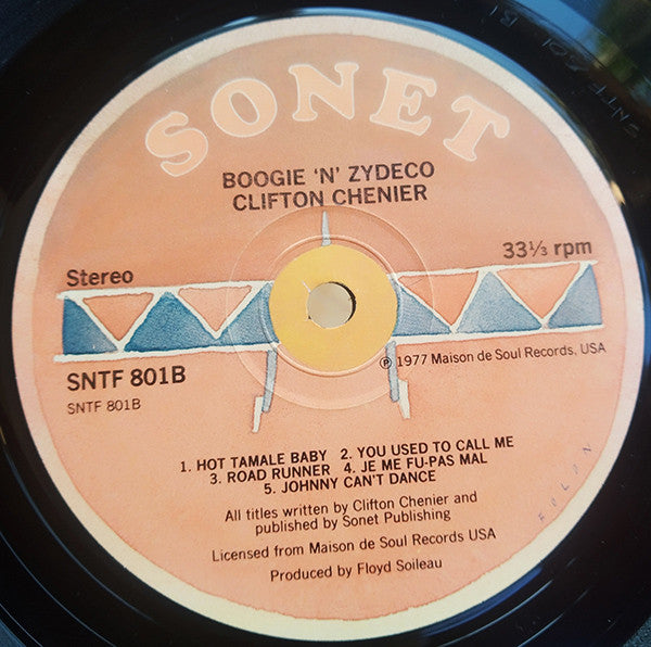 Clifton Chenier : Boogie & Zydeco (LP, Album, RE)