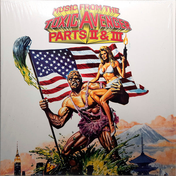 Various : The Toxic Avenger Double Bill (Music From Toxic Avenger Parts 2 & 3) (LP, Comp, Tox)