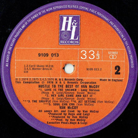 Van McCoy : Hustle To The Best Of Van McCoy (LP, Comp)
