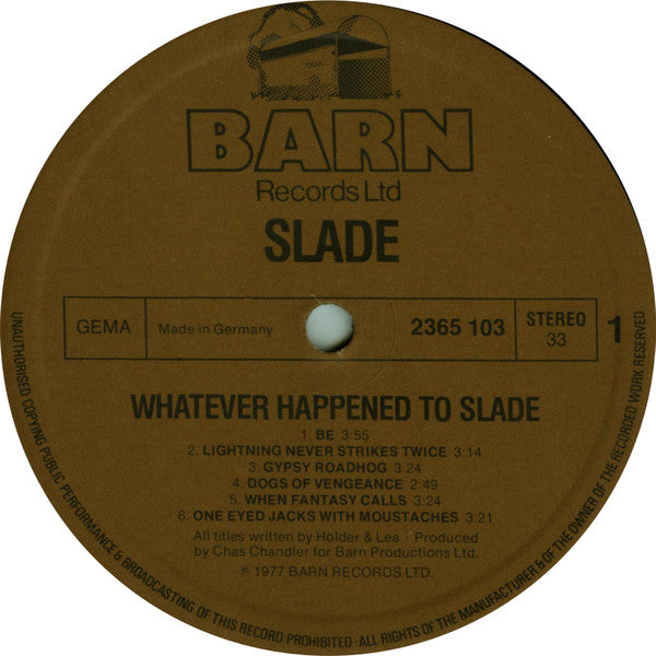 Slade : Whatever Happened To (LP, Album)