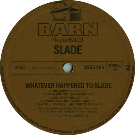 Slade : Whatever Happened To (LP, Album)