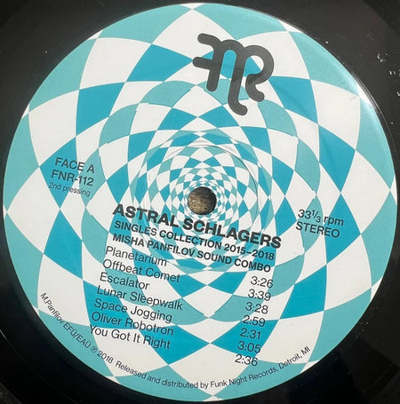 Misha Panfilov Sound Combo : Astral Schlagers: The Singles Collection 2015-2018 (LP, Comp, Ltd, RP)