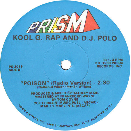Kool G Rap & D.J. Polo : Poison (12", Single)