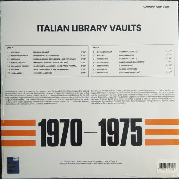 Various : Italian Library Vaults (LP, Smplr)