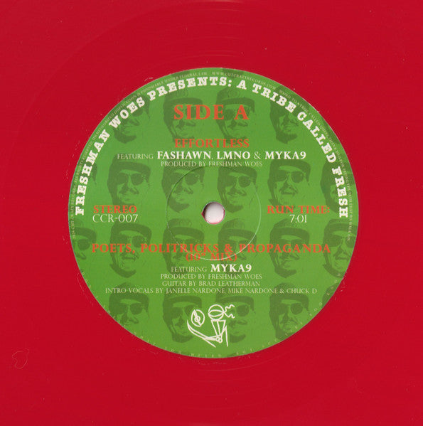 Freshman Woes : A Tribe Called Fresh (10", EP, Num, Red + Flexi, 7", Shape, S/Sided, Whi)
