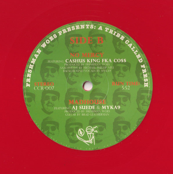 Freshman Woes : A Tribe Called Fresh (10", EP, Num, Red + Flexi, 7", Shape, S/Sided, Whi)