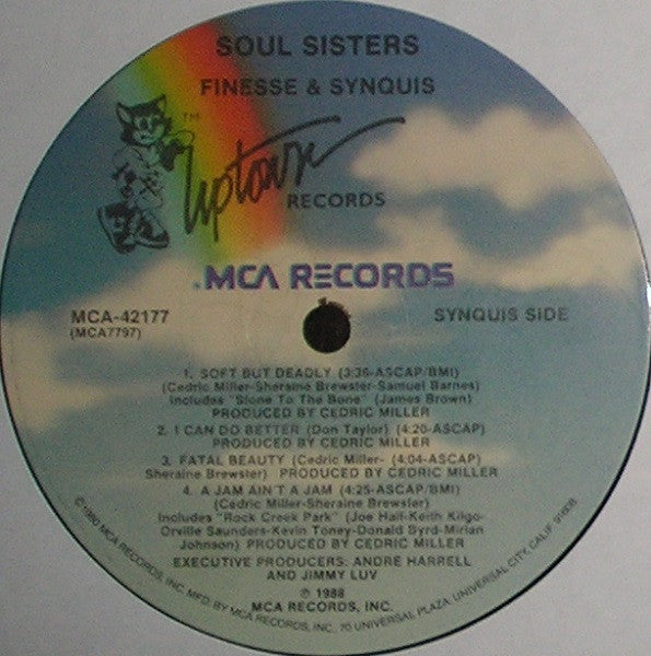 Finesse & Synquis : Soul Sisters (LP, Album, Pin)