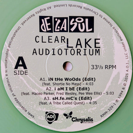 De La Soul : Clear Lake Audiotorium (LP, EP, Ltd, RE, RP, Tra)