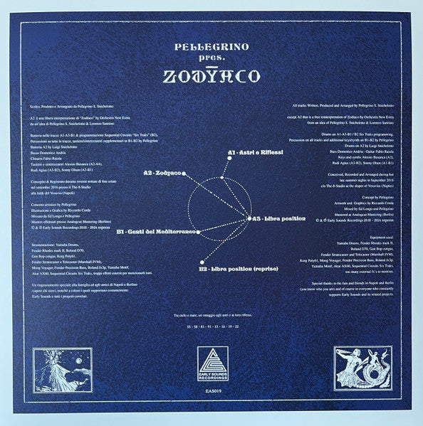 Pellegrino S. Snichelotto Pres. Zodyaco : Zodyaco (12", MiniAlbum, RP)