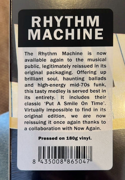 Rhythm Machine (2) : Rhythm Machine (LP, Album, RE, 180)