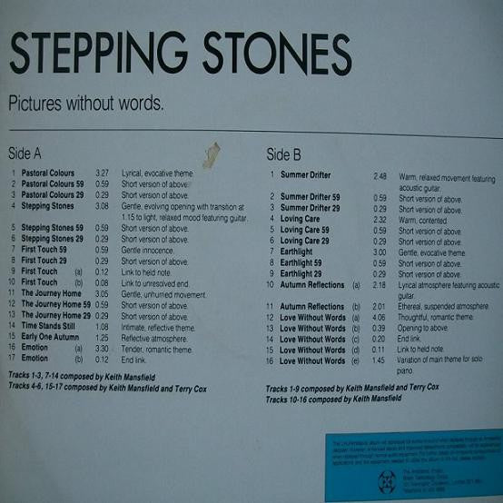 Keith Mansfield / Terry Cox : Stepping Stones (LP)
