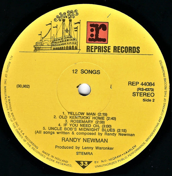 Randy Newman : 12 Songs (LP, Album)