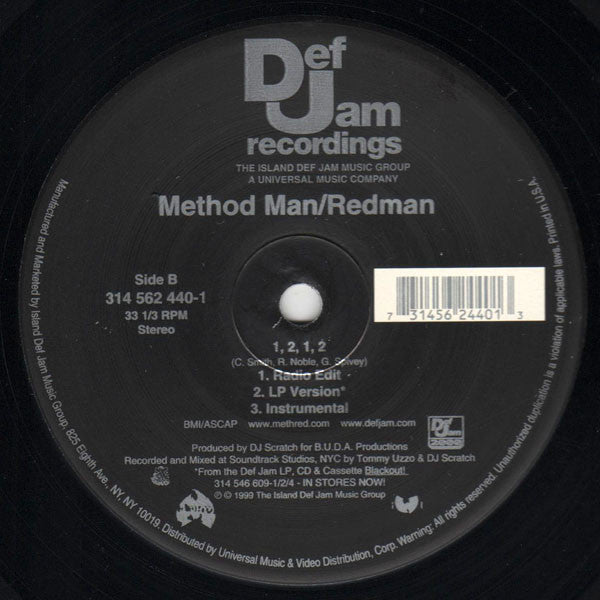 Method Man & Redman : Da Rockwilder (12", RE)