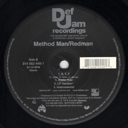 Method Man & Redman : Da Rockwilder (12", RE)