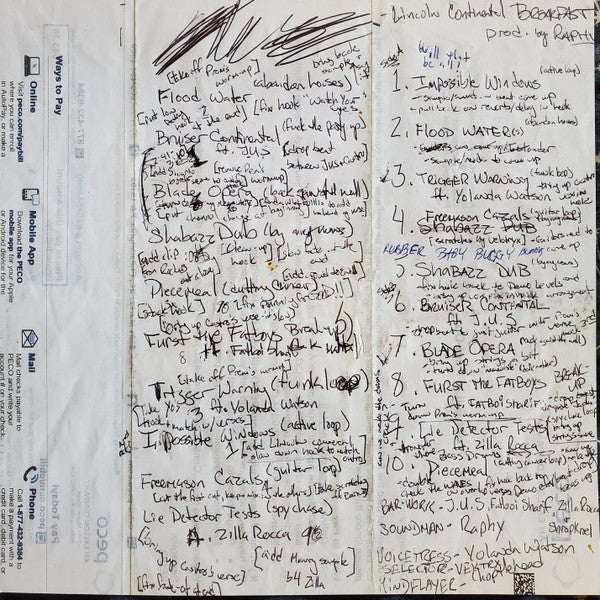 ShrapKnel, Raphy : Lincoln Continental Breakfast (LP, Ltd, Obi)